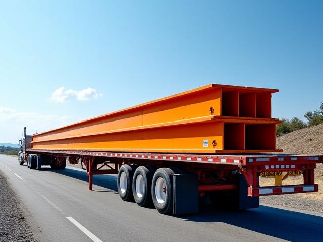 Oversized structural steel beams for infrastructure development