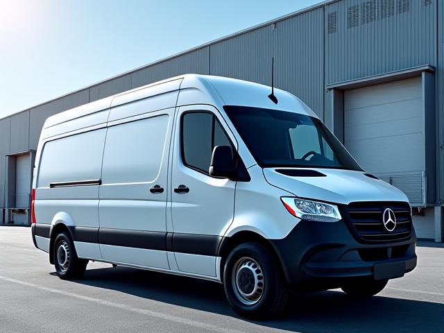 Expedited Sprinter Van for parcel delivery