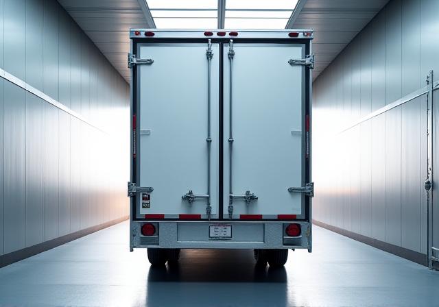 Refrigerated truck for medical supply transport
